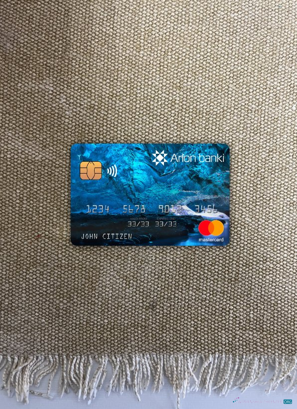 Download Iceland Arion mastercard photolook front Photoshop template